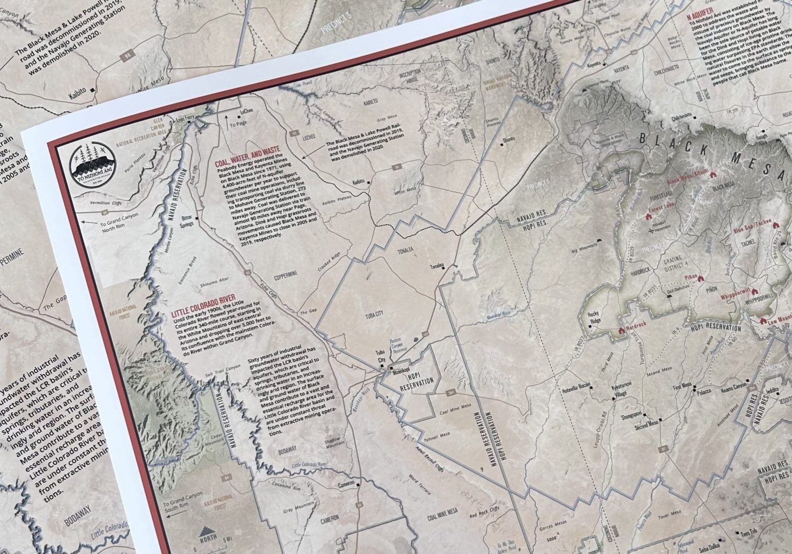 Black Mesa Cartography Map